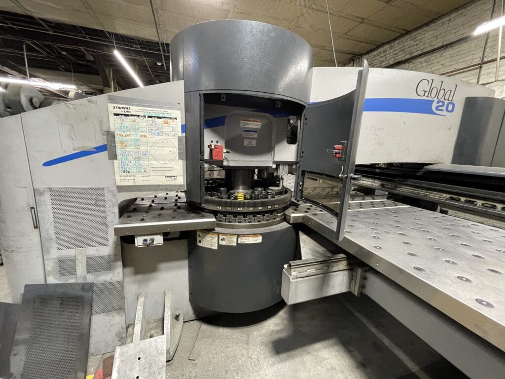 Used LVD Strippit Global 20 2.5M Turret Punch For Sale