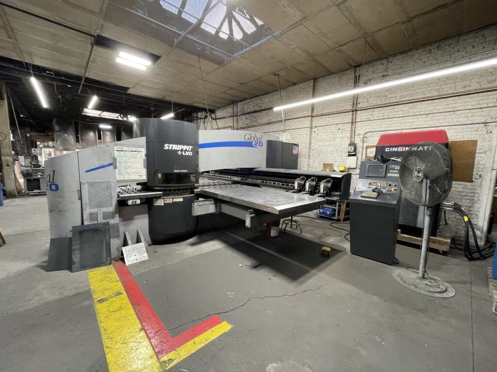 Used LVD Strippit Global 20 2.5M Turret Punch For Sale
