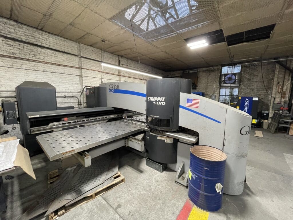 Used LVD Strippit Global 20 2.5M Turret Punch For Sale