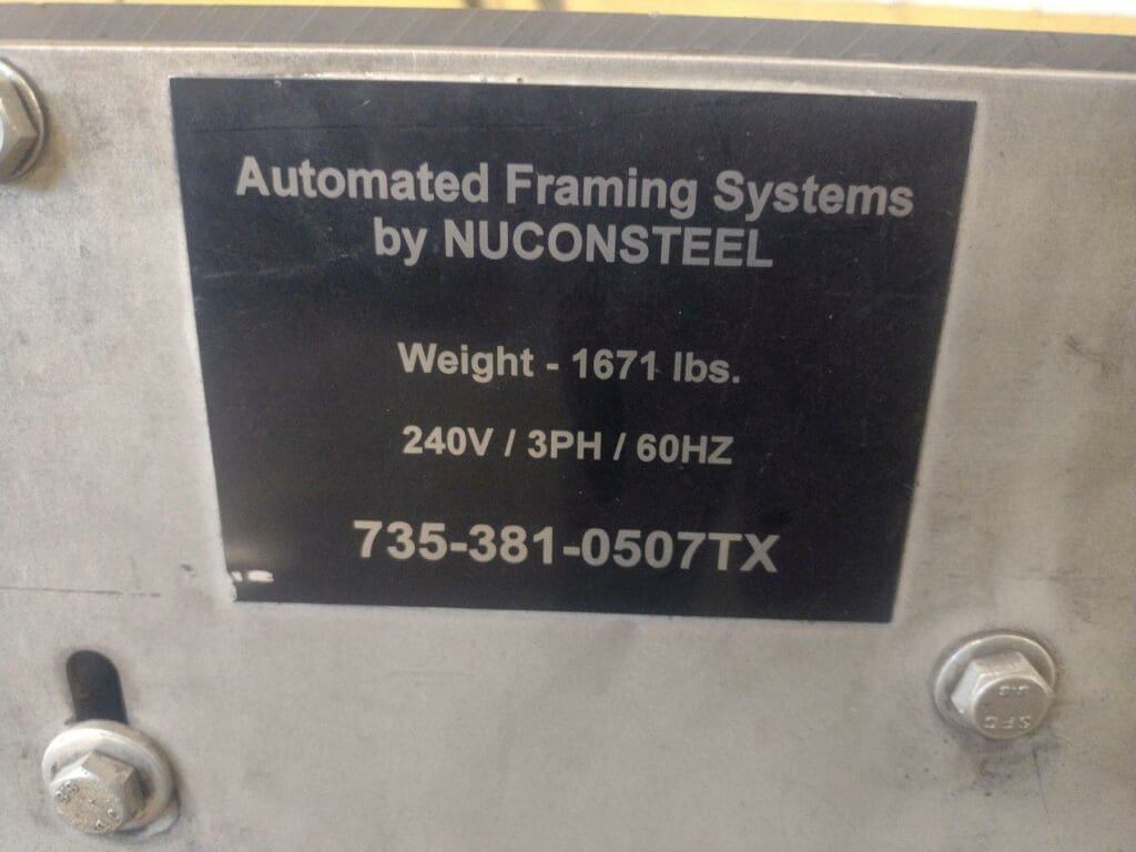 NuconSteel 735 Roll Former, photo 18 of 18