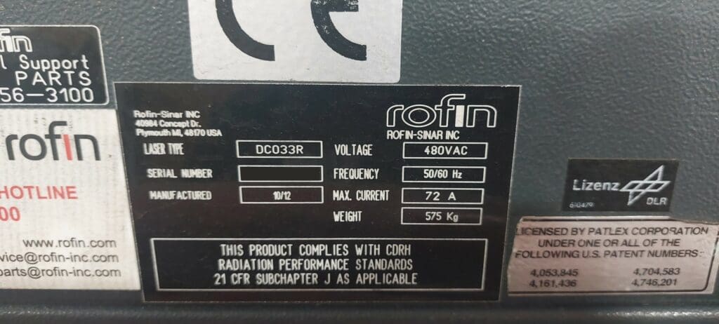 2005 Cincinnati CL-707 Laser, photo 6 of 7