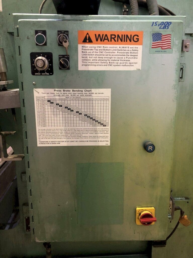 Used Piranha 9510 Press Brake For Sale