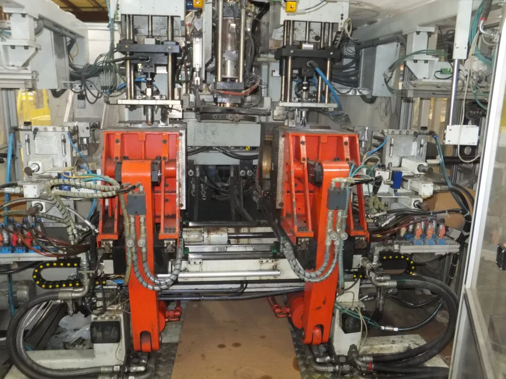 2010 Uniloy Milacron UMS-100D Blow Molder, photo 3 of 19