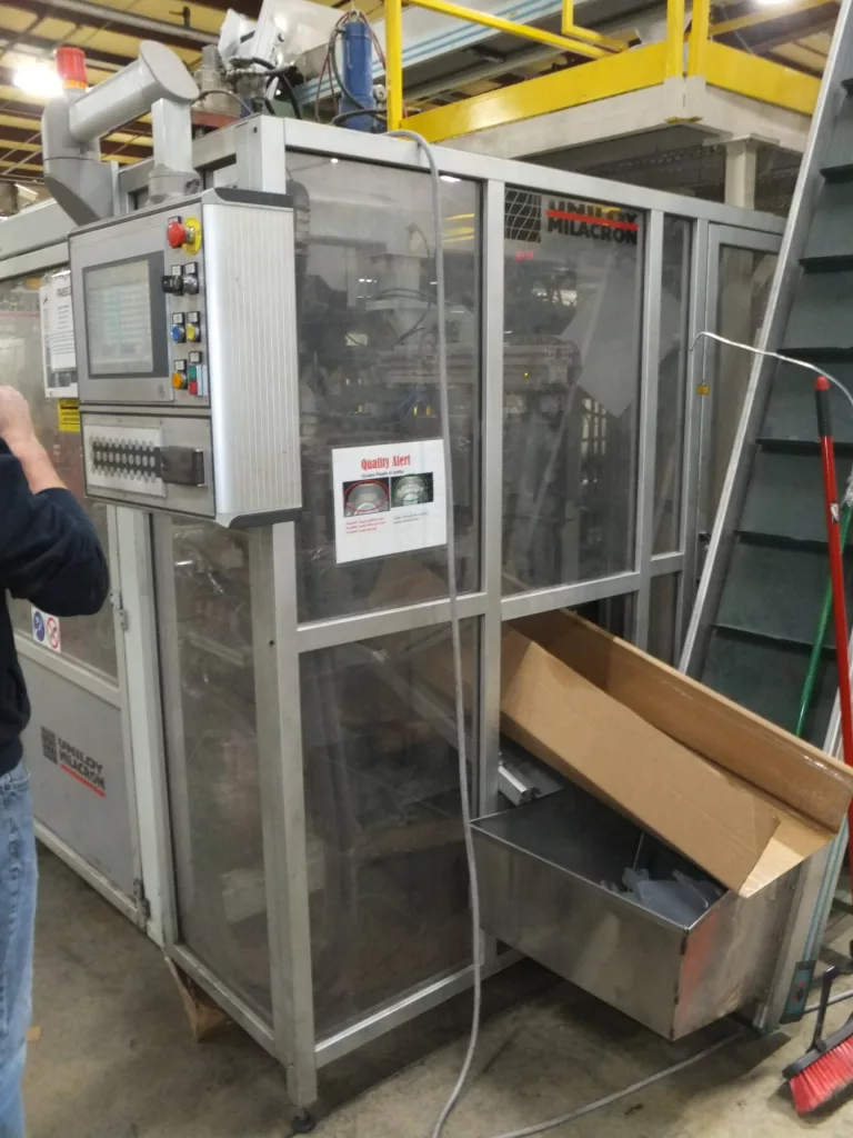 2010 Uniloy Milacron UMS-100D Blow Molder, photo 11 of 19