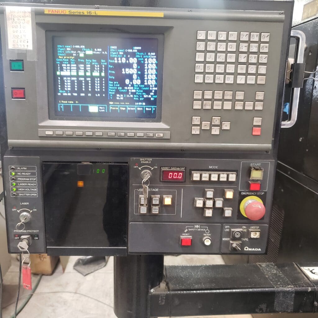 Used Amada LC-2415 II CNC Laser For Sale