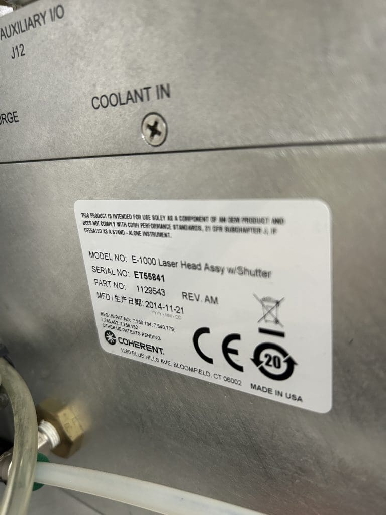 2014 Coherent Meta 10C Laser, photo 11 of 11