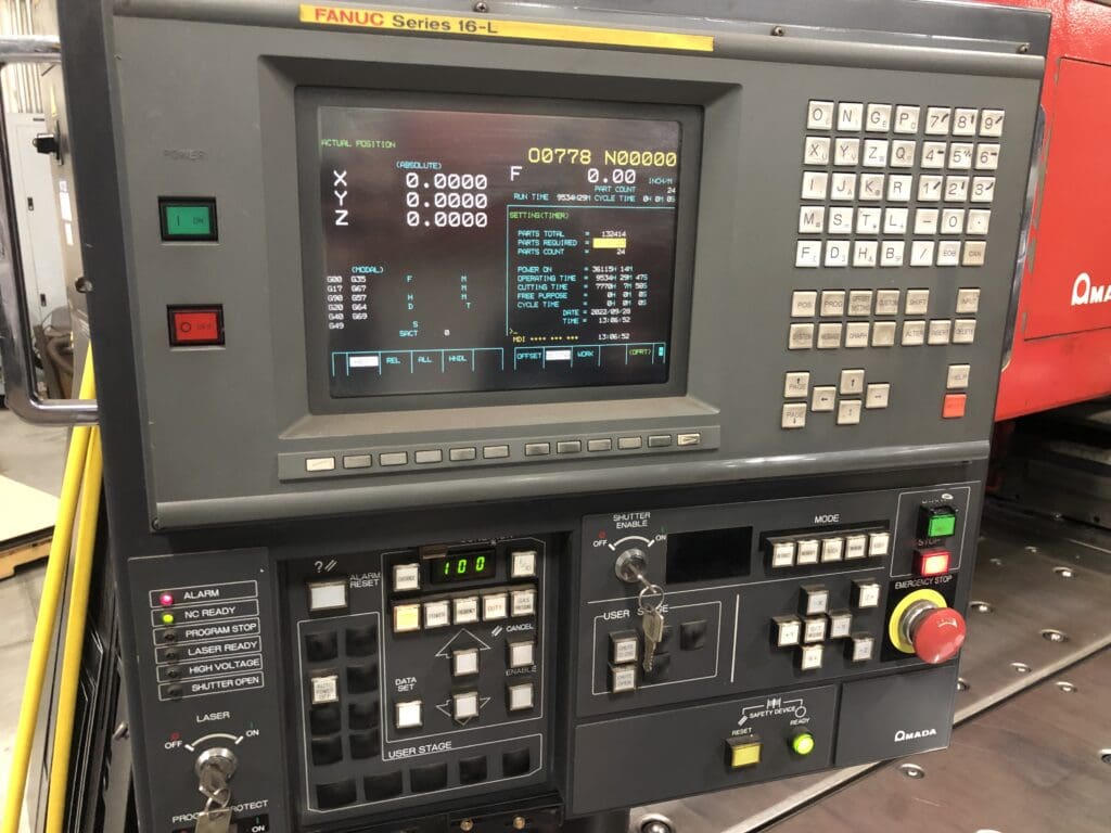 1996 Amada Lasmac LC-1212 Laser, photo 2 of 10