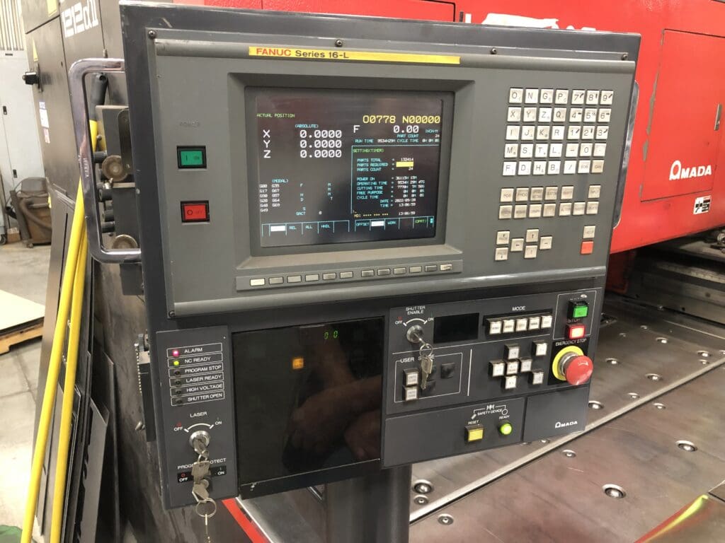 1996 Amada Lasmac LC-1212 Laser, photo 6 of 10