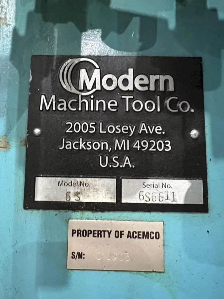 2012 Modern 6S Tube/ Pipe Bender, photo 32 of 32