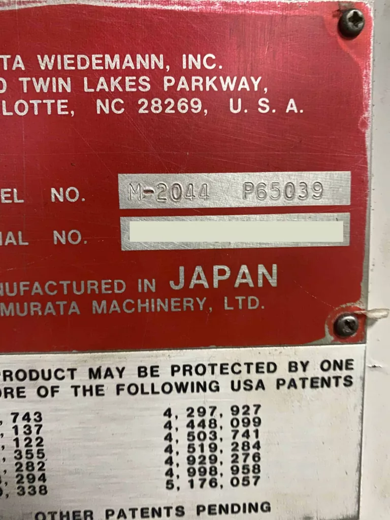 2002 Murata Motorum-2044 Turret Punch, photo 5 of 6