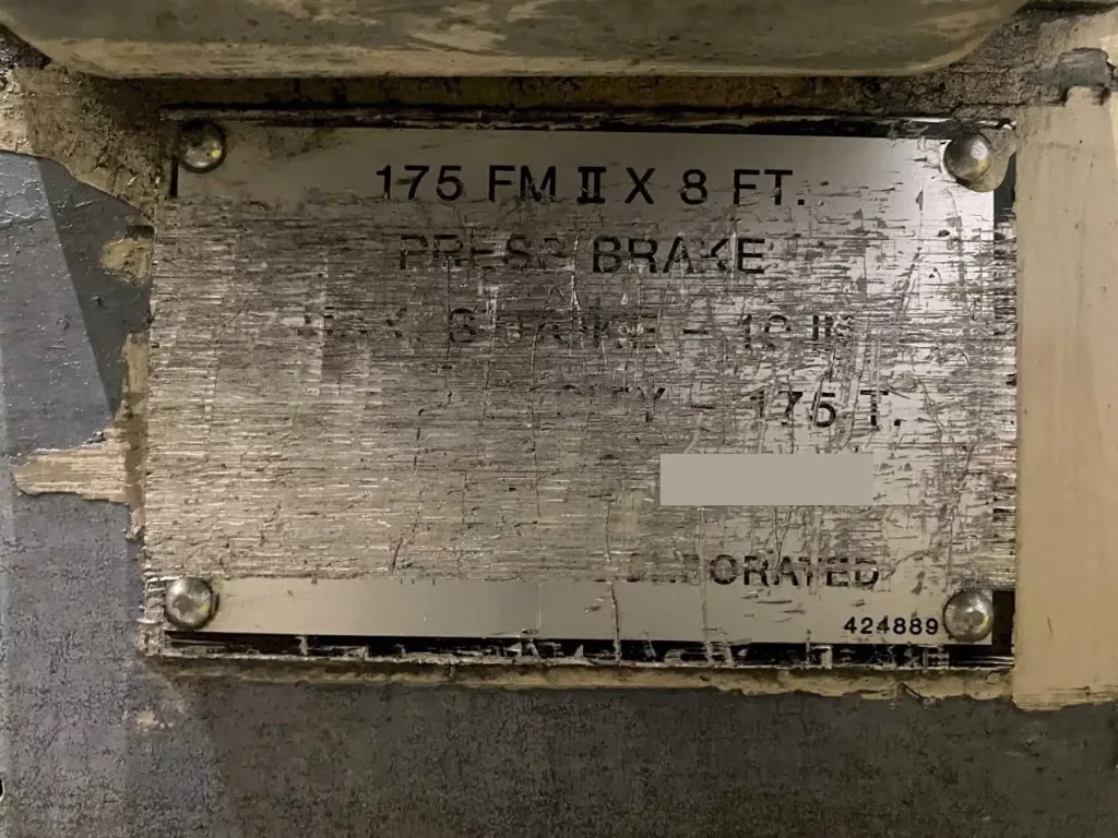Used Cincinnati 175-FMII Press Brake For Sale
