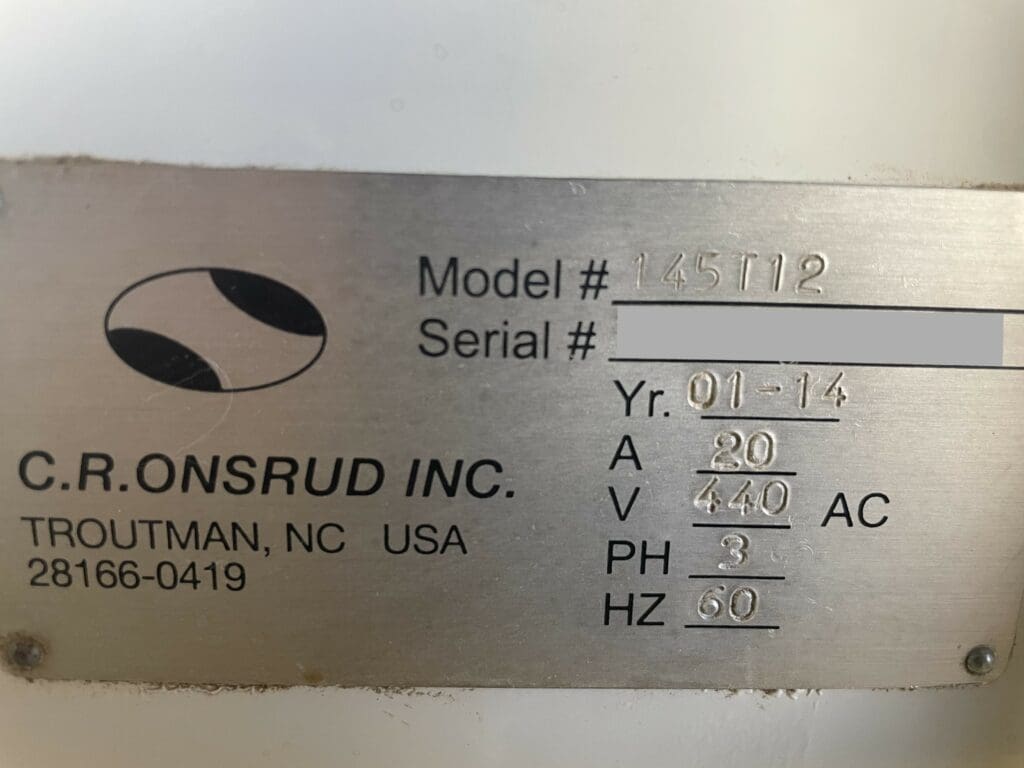 2014 CR Onsrud 145T12 CNC Router, photo 12 of 12