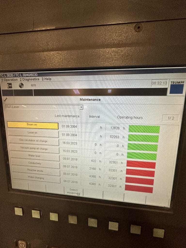 2004 Trumpf Trumatic L3030 Laser, photo 11 of 16