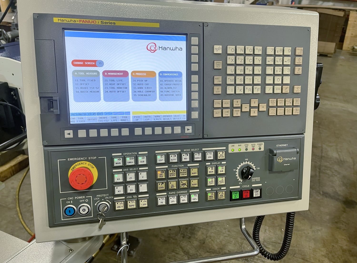Used Hanwha XD-42H - CNC Swiss Lathe - 8073248