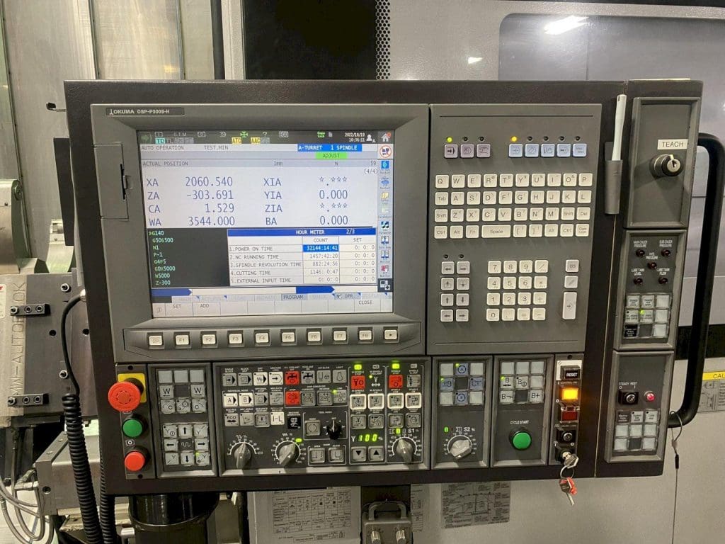 Used Okuma Multus B750W 3000 CNC Lathe for Sale