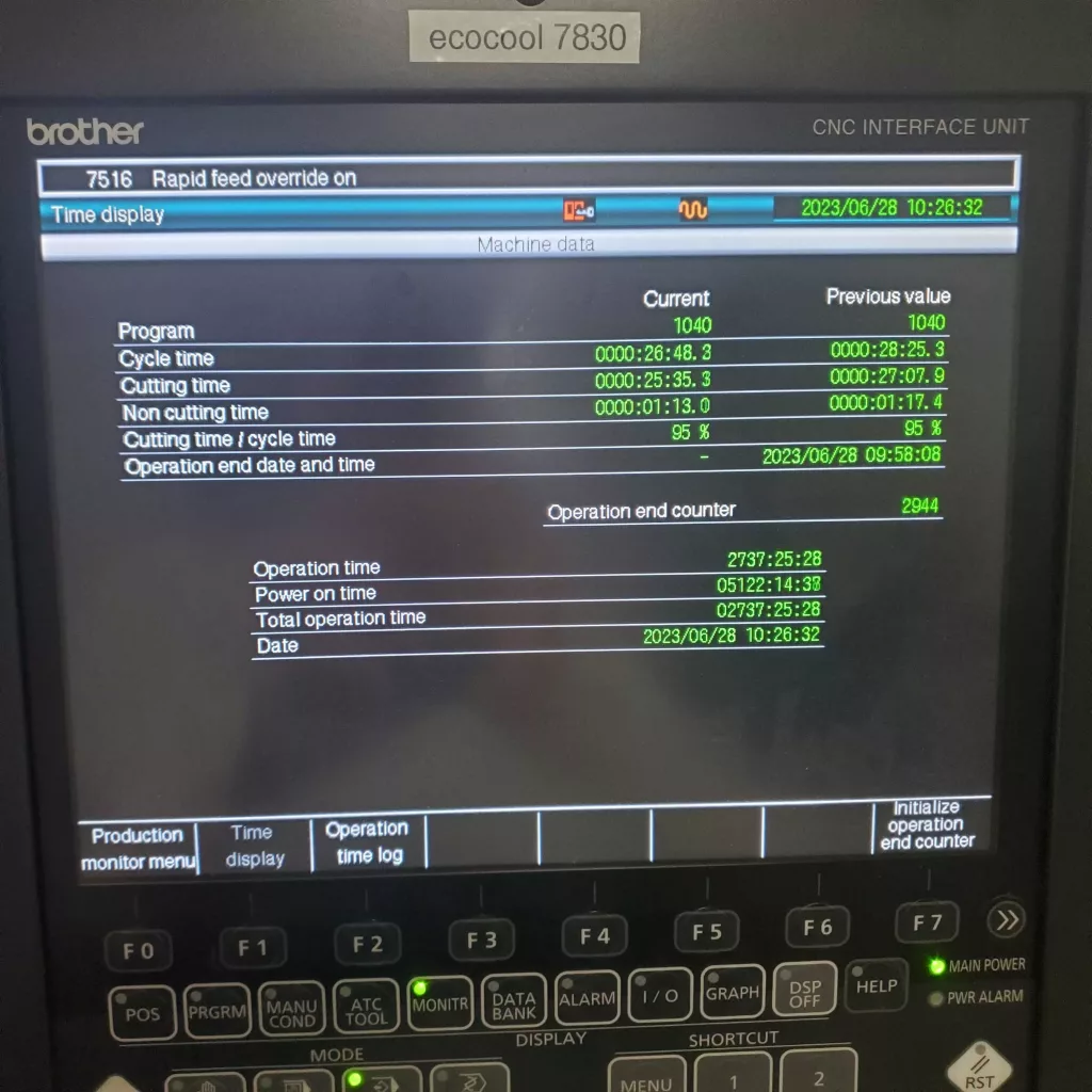 Used Brother Speedio S500X1 CNC Vertical Machining Center For Sale