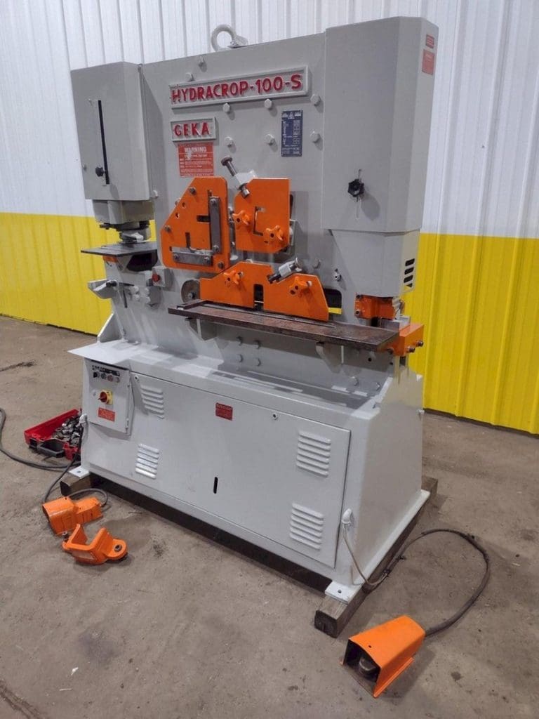 Used Geka Hydracrop 100-S Ironworker For Sale