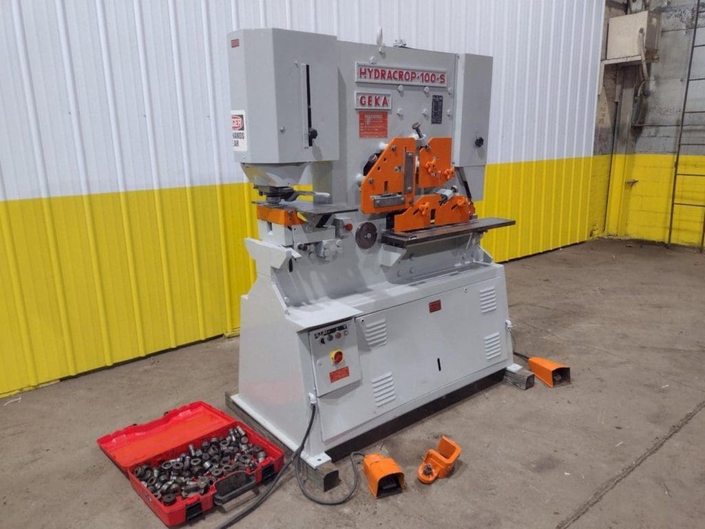 Used Geka Hydracrop 100-S Ironworker For Sale