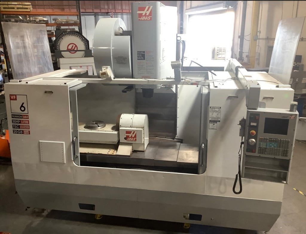 Used Haas VF-6/50TR CNC Vertical Machining Center For Sale