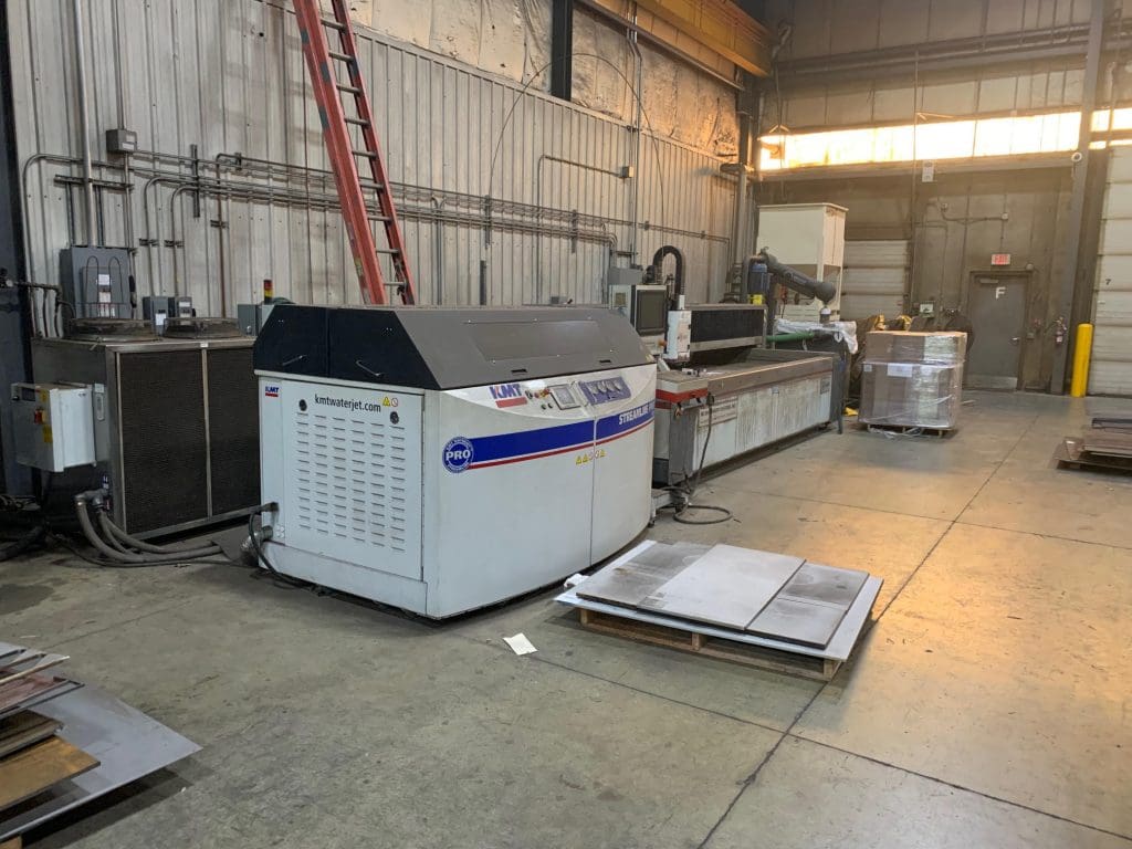 Used KMT Streamline Pro2 125 CNC Waterjet Pump For Sale