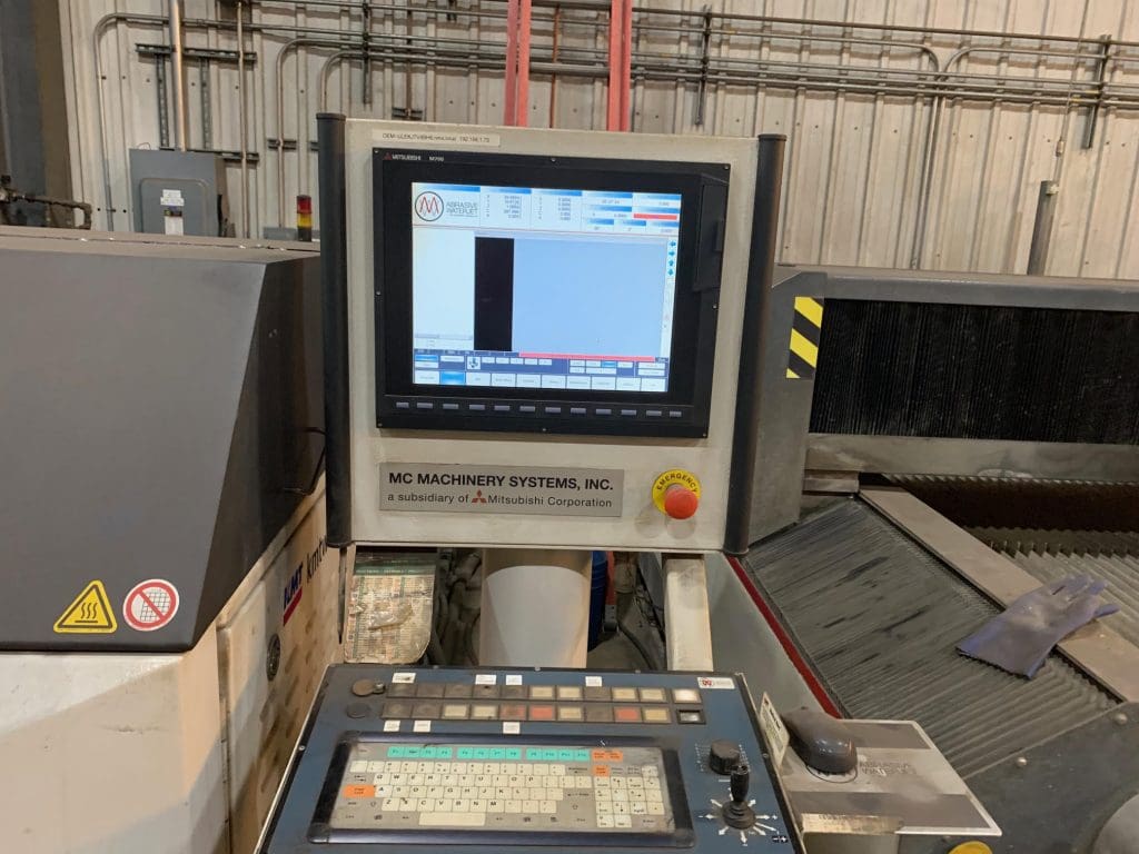 Used Mitsubishi M700 Controller CNC Waterjet Auxiliary Equipment For Sale