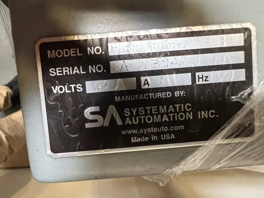 2018 Systematic Automation FT-8S1-001, photo 10 of 10