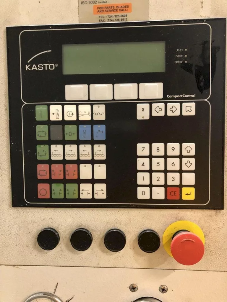 2001 Kasto SSB A2-CNC-CC Saw, photo 20 of 25