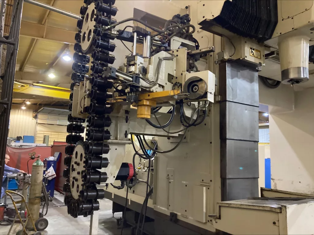 1996 Mitsubishi M-VS 20/15 CNC Vertical Machining Center, photo 10 of 18