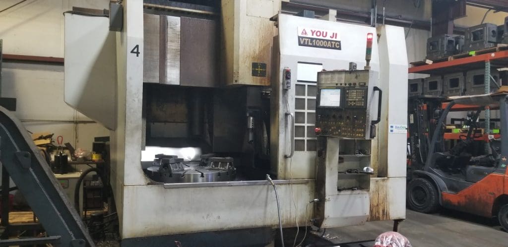 Used You Ji VTL-1000ATC CNC Lathe For Sale