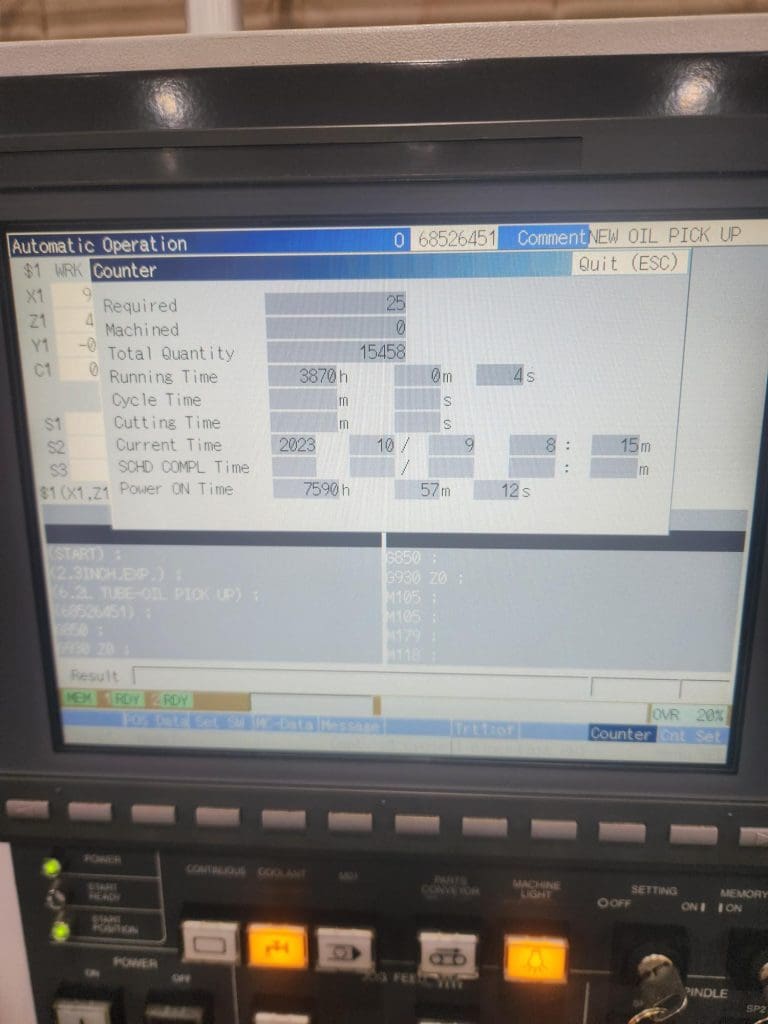 Used Miyano BNX-51MSY CNC Lathe For Sale