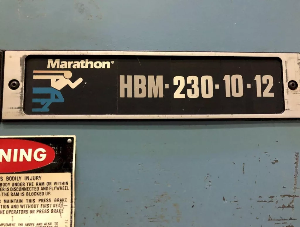 Niagara HBM 230-10-12 Press Brake, photo 10 of 15
