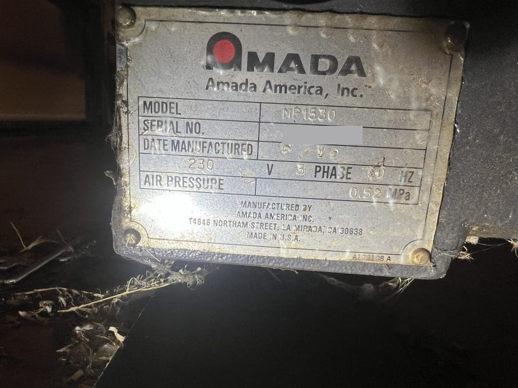 Used Amada EMK 3610NT Turret Punch for Sale