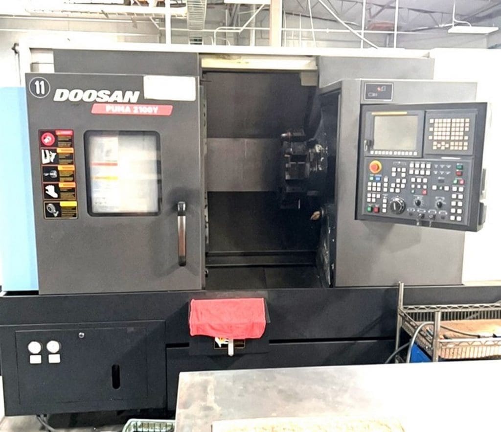Used Doosan Puma 2100Y CNC Lathe For Sale