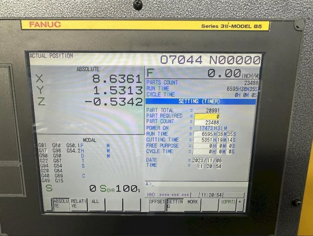 2017 Fanuc Robodrill a-D21MiB5 CNC Vertical Machining Center, photo 9 of 10