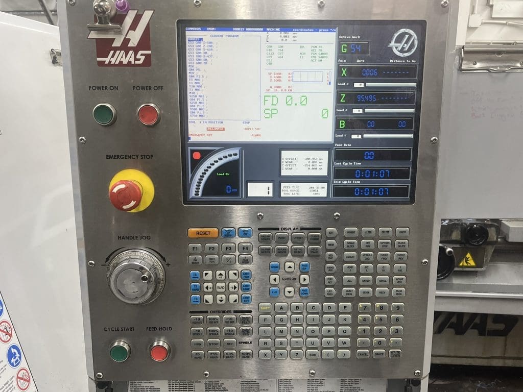 2007 Haas SL-20T CNC Lathe, photo 2 of 9