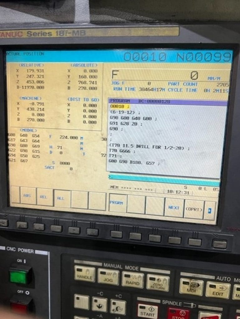 Used Hyundai HS800 CNC Horizontal Machining Center For Sale