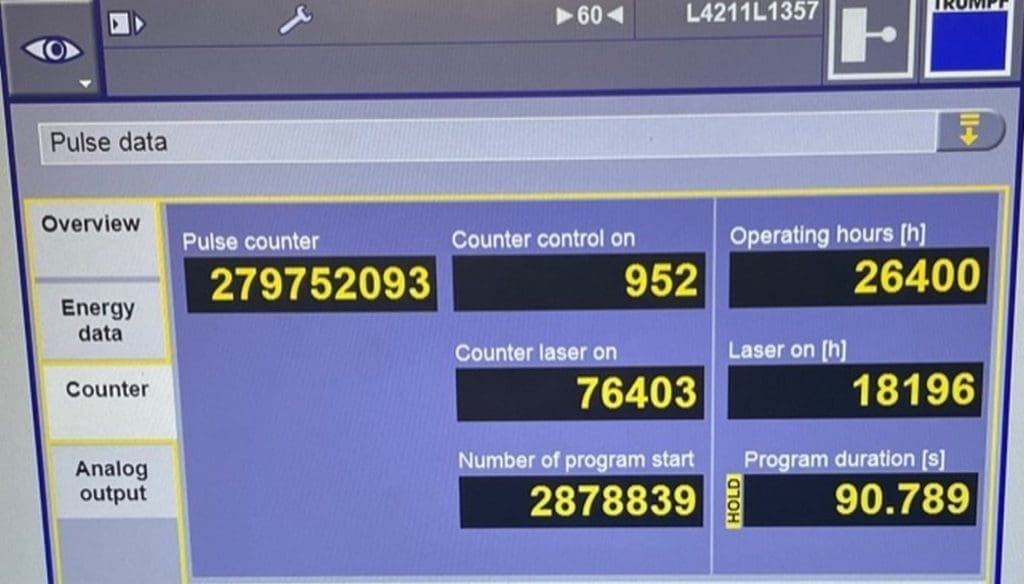 Used Trumpf TruLaser 3030 CNC Laser For Sale