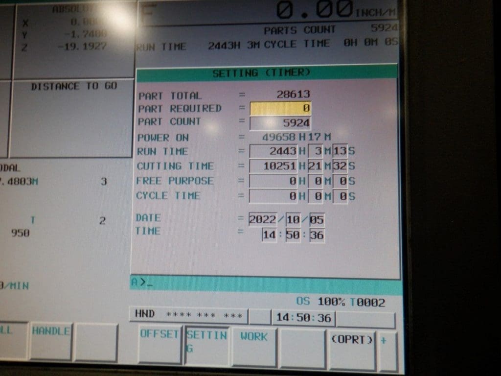 Used VisionWide V-Tec SF2616 CNC Vertical Machining Center For Sale
