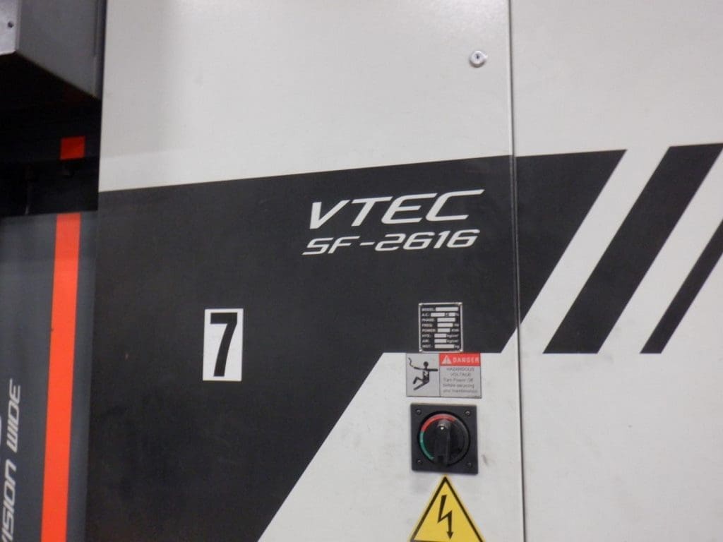 Used VisionWide V-Tec SF2616 CNC Vertical Machining Center For Sale