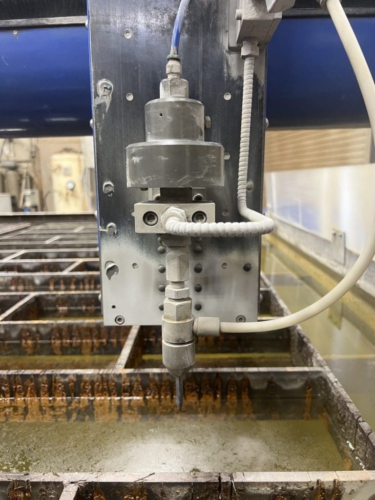 Used Wardjet Z-813 CNC Waterjet For Sale