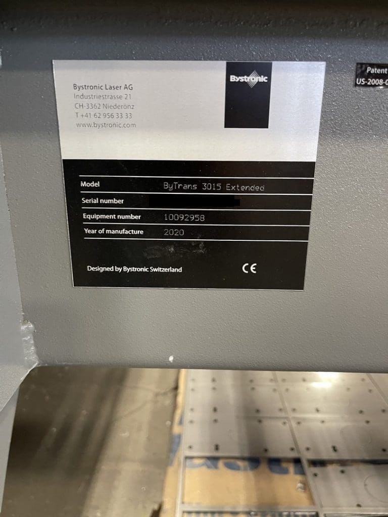 2020 Bystronic Bystar 3015 Laser, photo 17 of 18