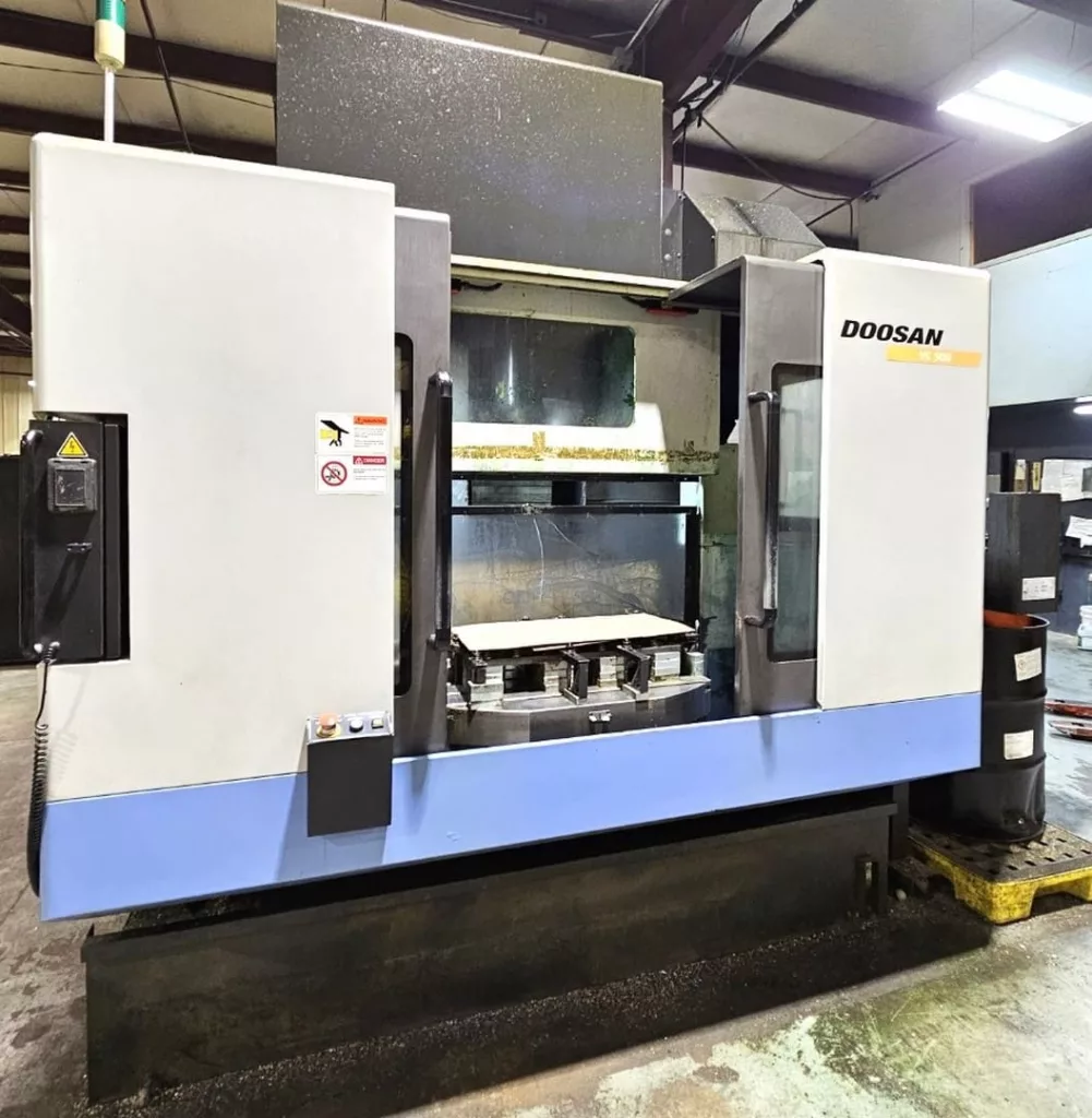 2008 Doosan VC-500APC CNC Vertical Machining Center, photo 2 of 10