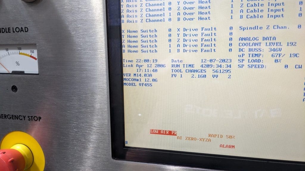 Used Haas VF-4SS CNC Vertical Machining Center For Sale