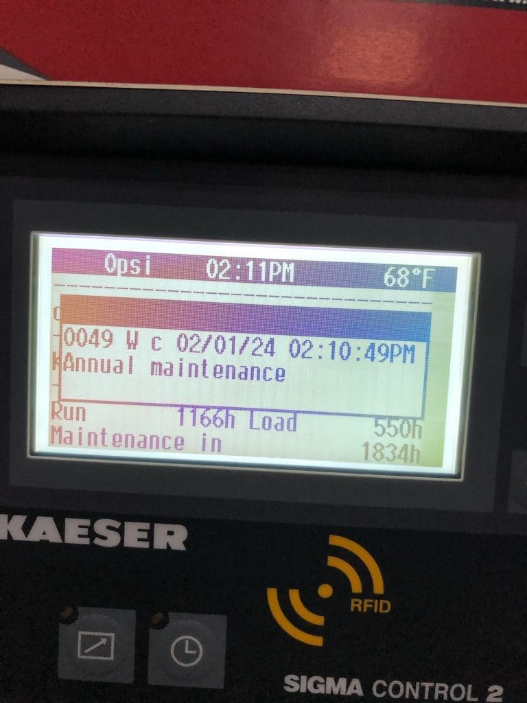 2018 Kaeser ASD 40 T Compressor, photo 8 of 8
