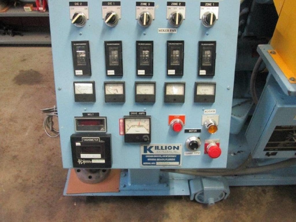Used Killion Davis Hot Melt Rubber Extruder for Sale