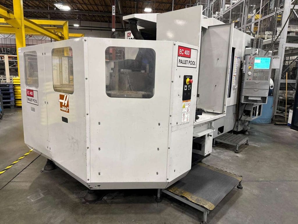 2008 Haas EC-400PP CNC Horizontal Machining Center, photo 2 of 12