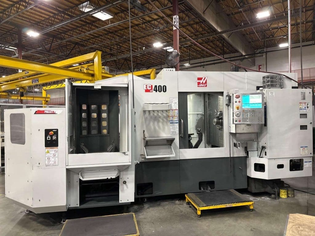 2014 Haas EC-400PP CNC Horizontal Machining Center, photo 2 of 11