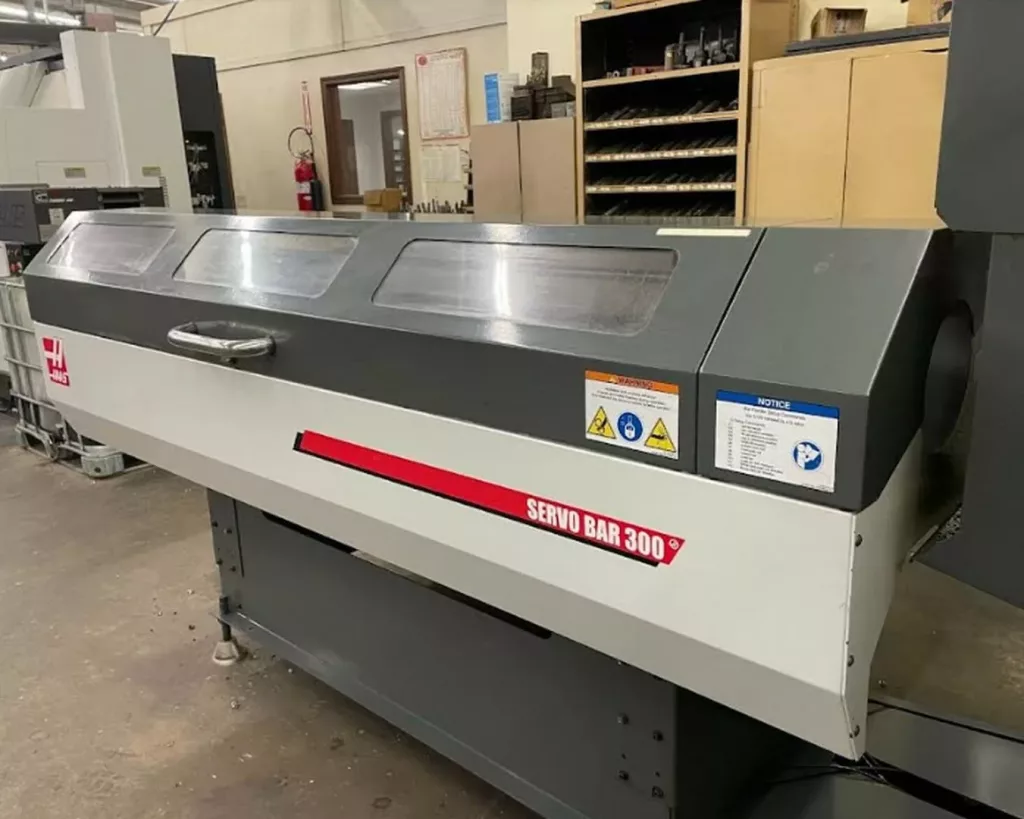 Used Haas Servo 300 CNC Barfeeder For Sale