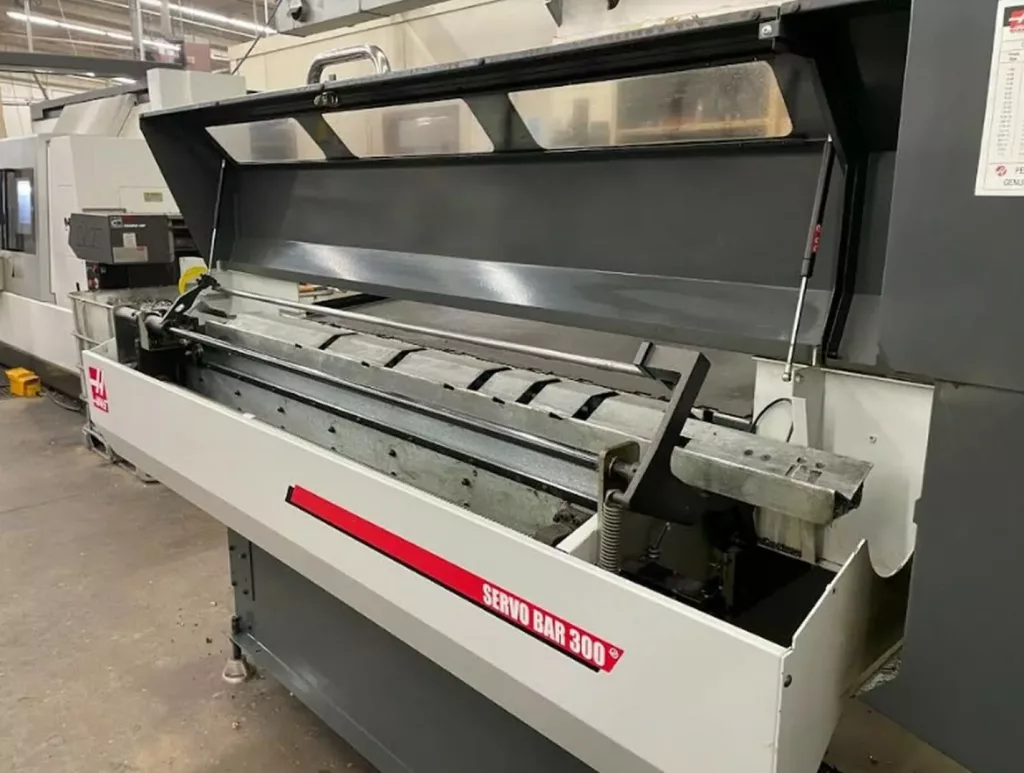 Used Haas Servo 300 CNC Barfeeder For Sale