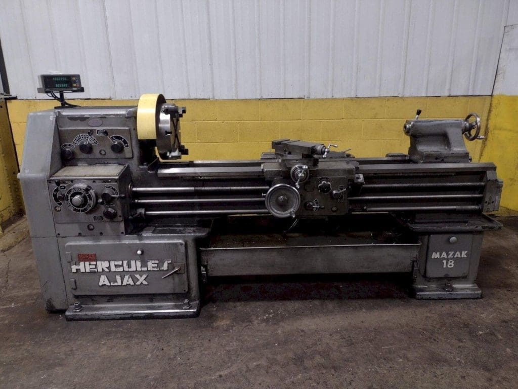 Used Hercules AJAX Mazak 18 Engine Lathe For Sale